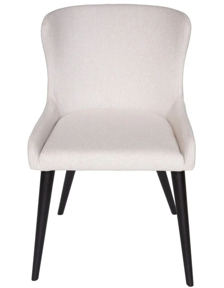 7-Piece Dining Set | Doreen Wood Dining Table 180cm & Osaka Upholstered Dining Chair | Black image 7
