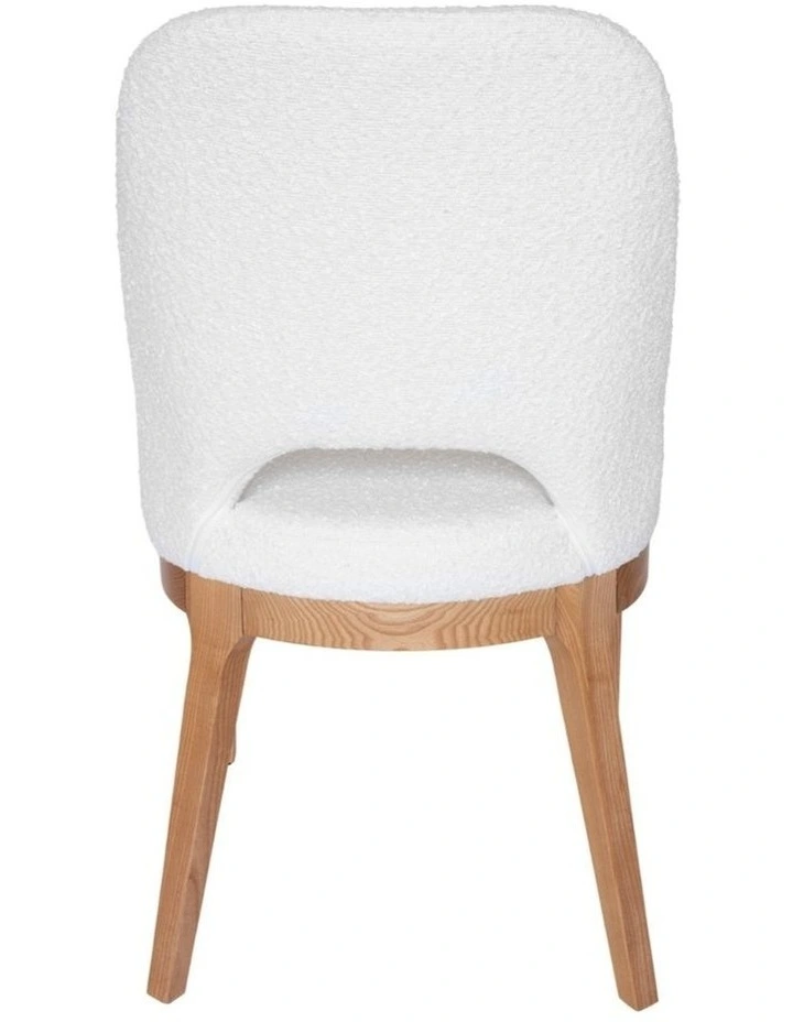 Pack of 4 | Maribel Upholstered Boucle Dining Chair | Natural Legs image 5