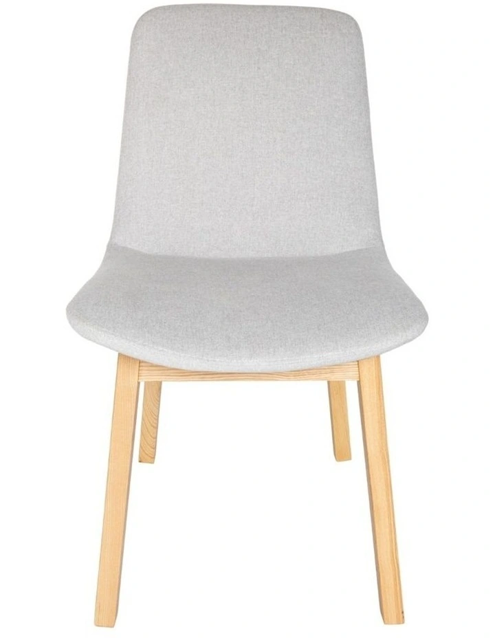 Pack of 4 | Cozy Upholstered Dining Chair | Natural Legs image 2