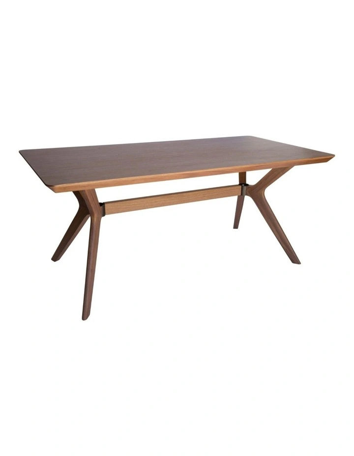 7-Piece Dining Set | Doreen Wood Dining Table 180cm & Osaka Upholstered Dining Chair | Walnut image 3