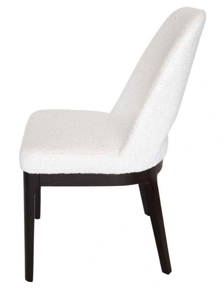 Pack of 4 | Maribel Upholstered Boucle Dining Chair | Black Legs image 4