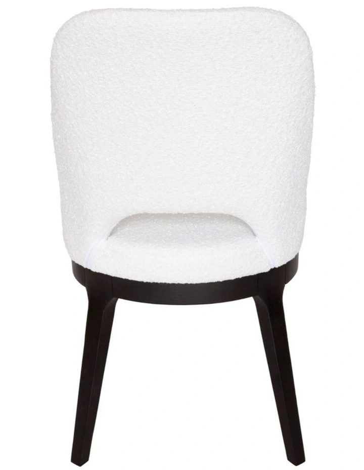 Pack of 4 | Maribel Upholstered Boucle Dining Chair | Black Legs image 5
