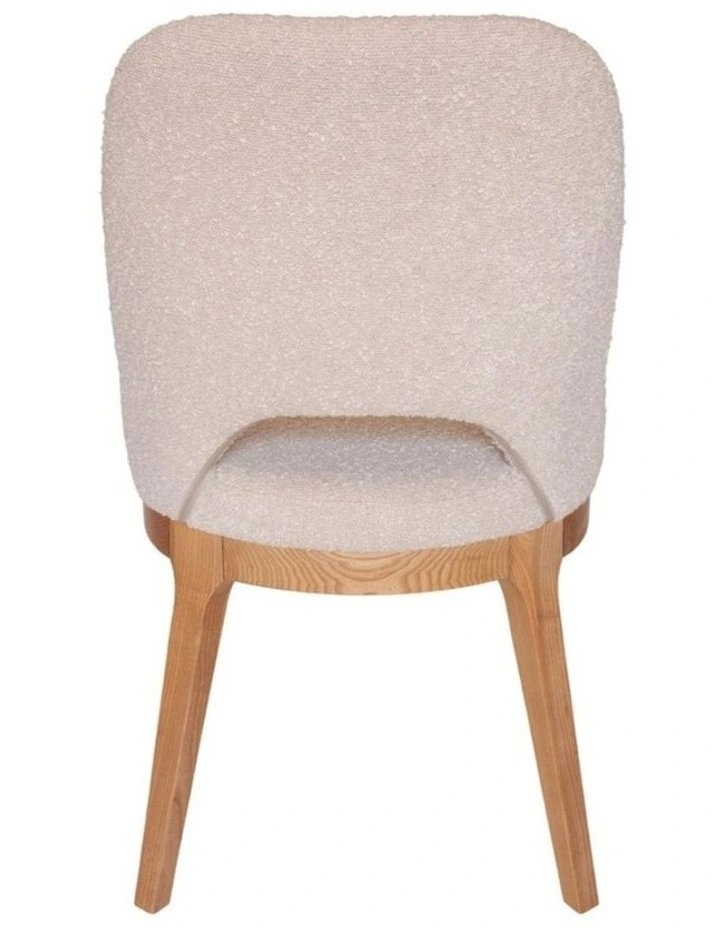 Pack of 4 | Maribel Upholstered Boucle Dining Chair | Natural Legs image 5