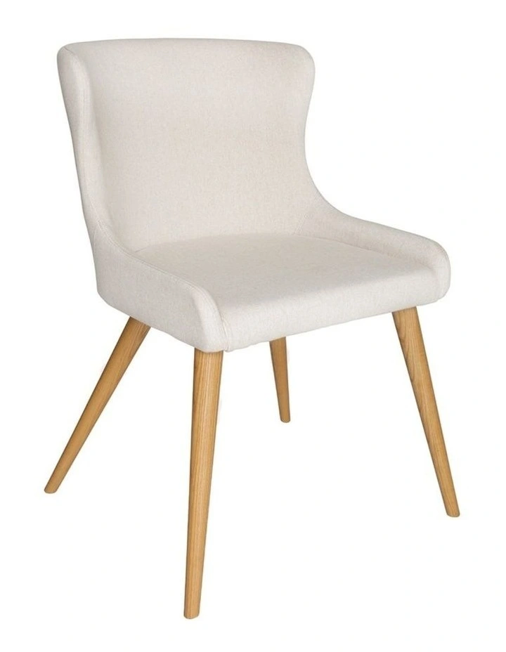 7-Piece Dining Set | Doreen Wood Dining Table 180cm & Osaka Upholstered Dining Chair | Natural image 5