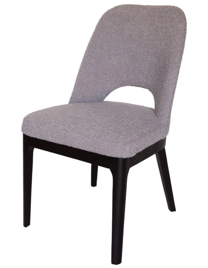 Pack of 4 | Maribel Upholstered Boucle Dining Chair | Black Legs image 3