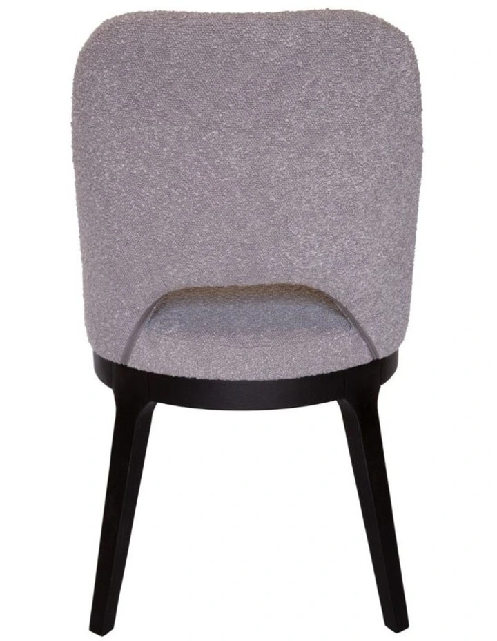 Pack of 4 | Maribel Upholstered Boucle Dining Chair | Black Legs image 5