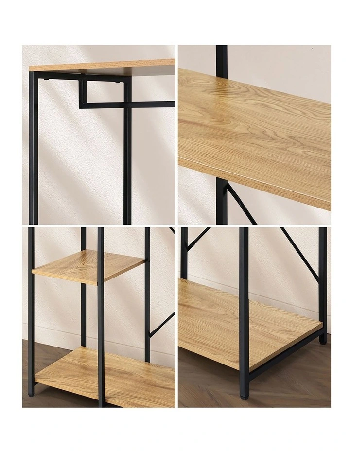 Oikiture Clothes Rack Large Open Wardrobe Garment Coat Hanging Rail 5 shelves image 6