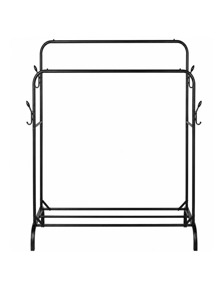 Levede Clothes Rack Heavy Duty Garment Rack Carbon Steel 95kg Black image 7