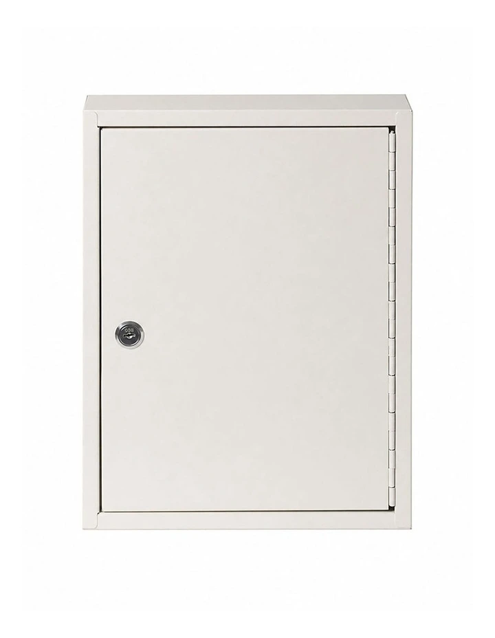Levede Key Safe Cabinet 42-Key Wall Mount Steel Lock Box White image 2
