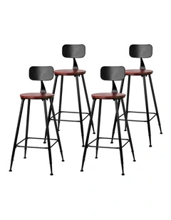 Artiss 4x Bar Stools Vintage Metal Chairs