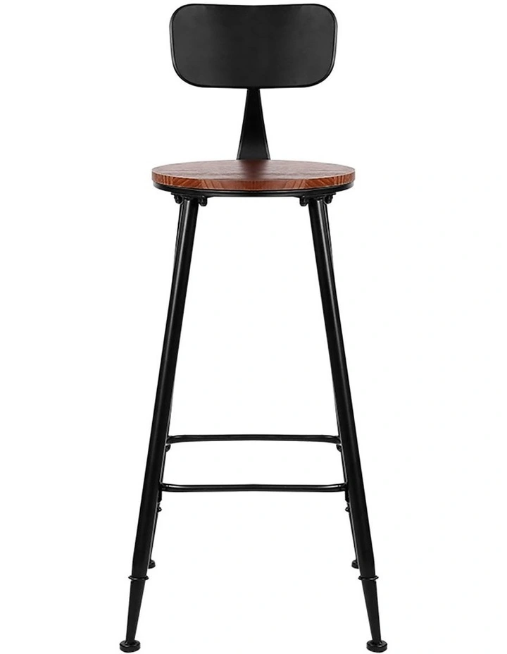 Artiss 4x Bar Stools Vintage Metal Chairs image 2