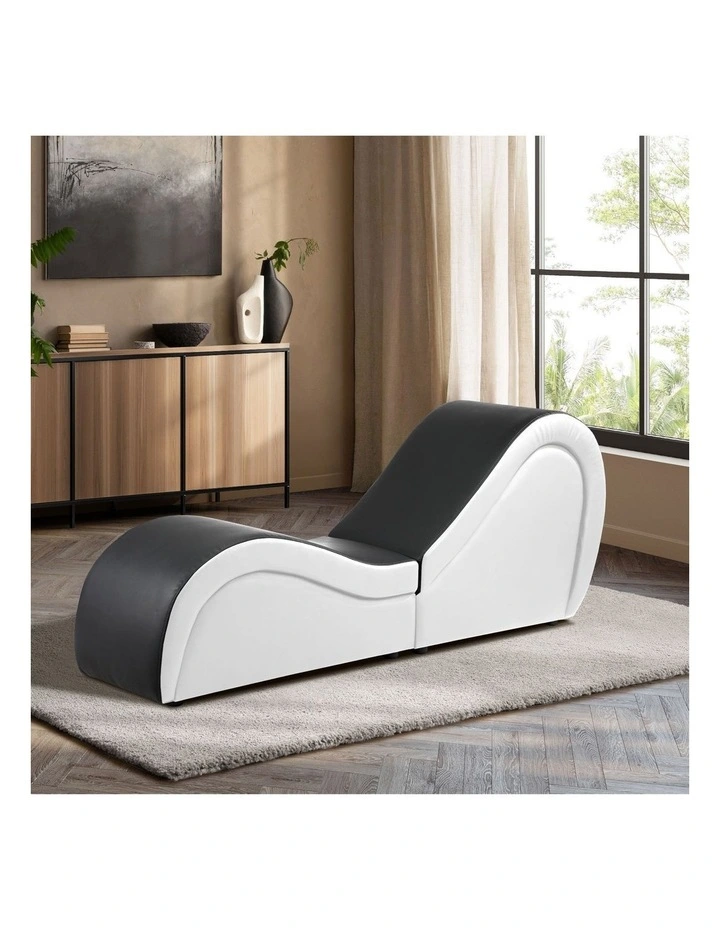 Oikiture Sofa Couch Tantra Chair Love Seat Chaise Lounge Yoga Bed Couples Stool image 4