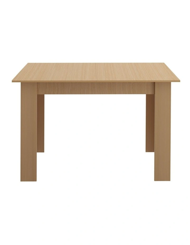 Oikiture 160cm Extendable Dining Table Kitchen Restaurant Cafe Table Wooden image 2