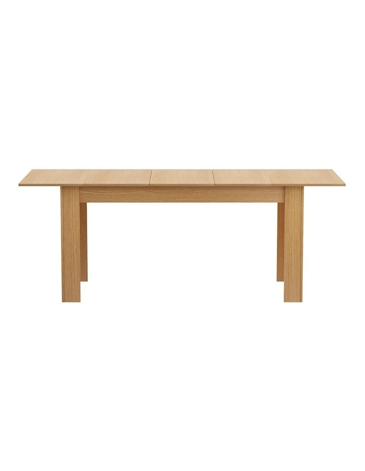 Oikiture 200cm Extendable Dining Table Kitchen Restaurant Cafe Table Natural image 2