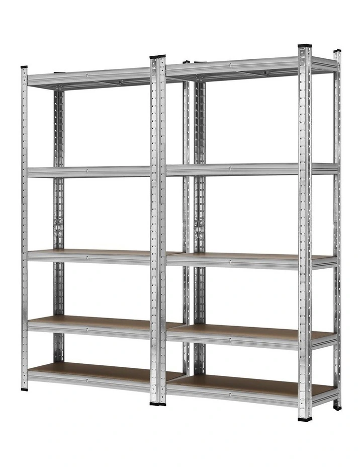 Sharptoo 2PCS 150cm Garage Shelving Shelves Warehouse Storage Shelf image 1