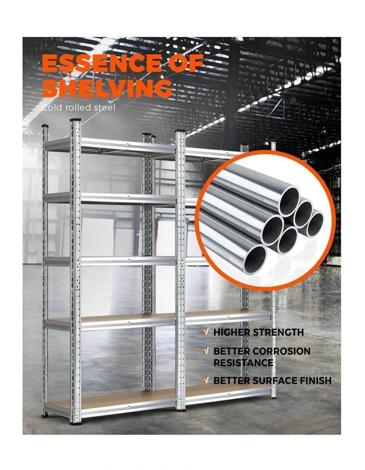 Sharptoo 2PCS 150cm Garage Shelving Shelves Warehouse Storage Shelf image 7