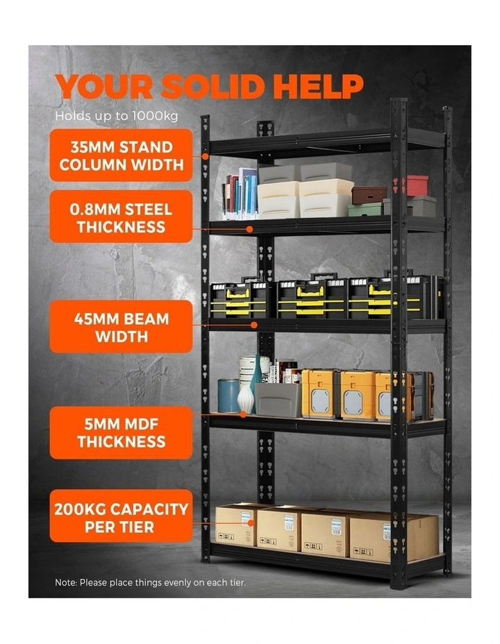 Sharptoo Warehouse Shelving Garage Shelves 1.8mx1.2m image 6