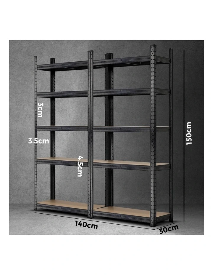 Sharptoo Garage Shelving Shelves Warehouse Storage Shelf 1.5mx2 image 3