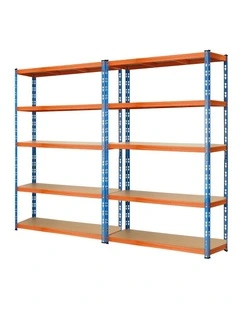 Sharptoo 2PCS Garage Shelving Warehouse Shelves Storage Rack 1.8x1.2m