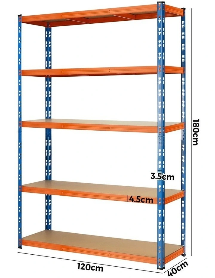 Sharptoo 2PCS Garage Shelving Warehouse Shelves Storage Rack 1.8x1.2m image 3
