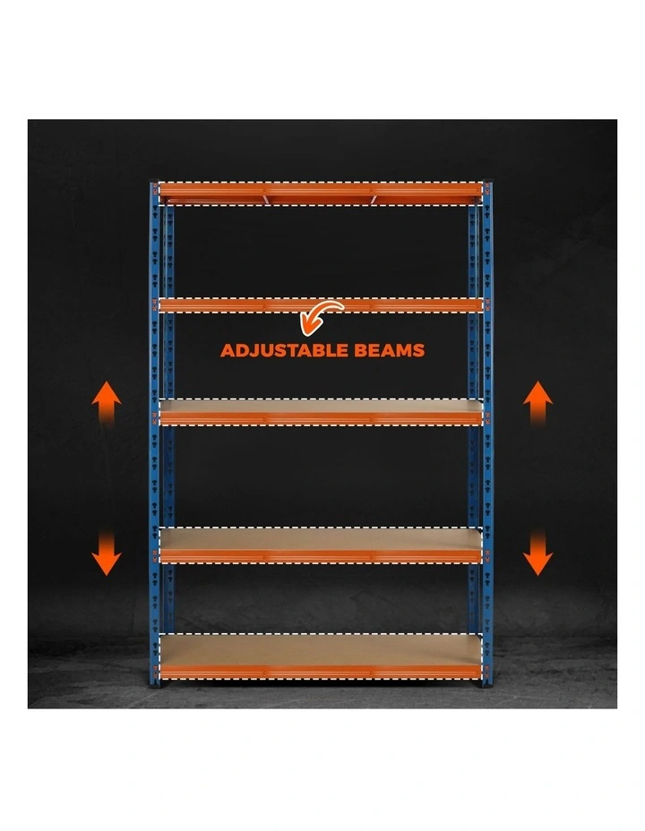 Sharptoo 2PCS Garage Shelving Warehouse Shelves Storage Rack 1.8x1.2m image 7