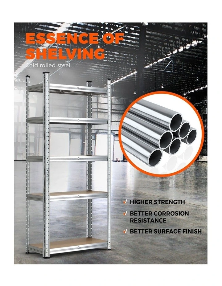 Sharptoo 150cm Garage Shelving Shelves Warehouse Storage Shelf image 7