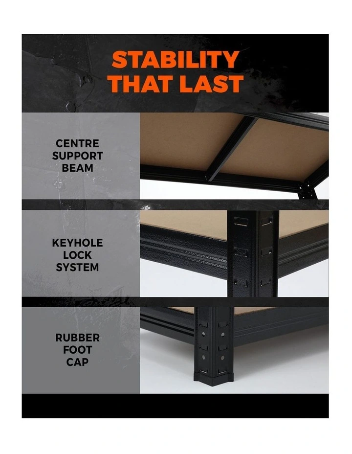Sharptoo Garage Shelving Shelves Warehouse Storage Shelf 1.8mx2 image 6