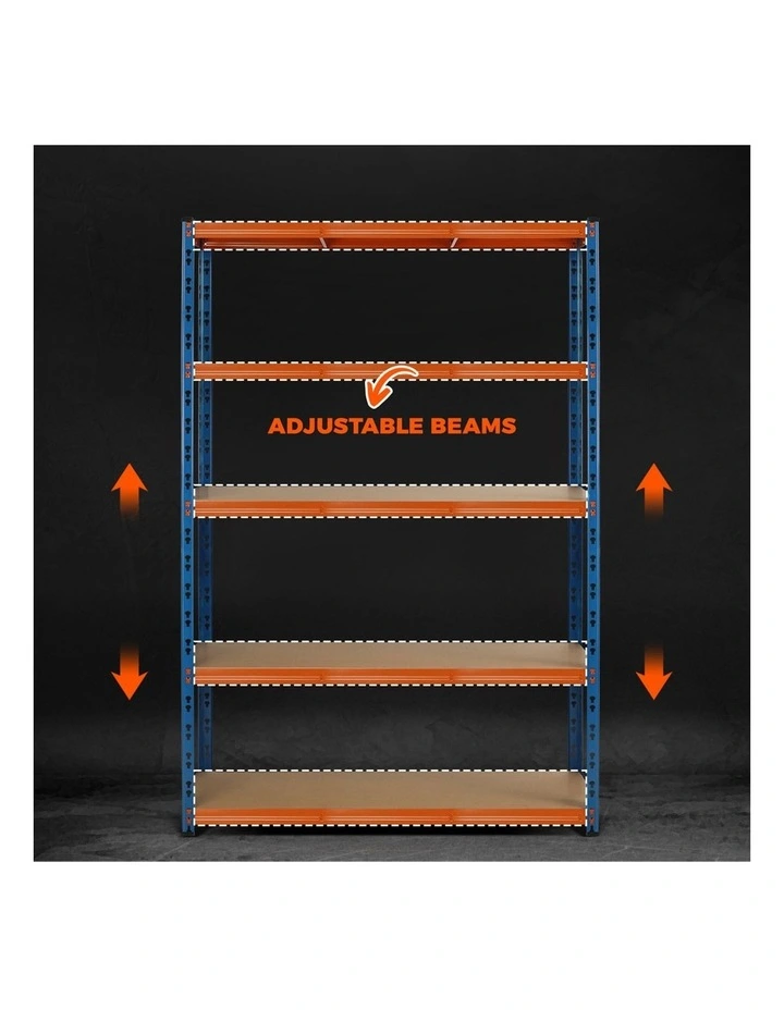 Sharptoo Garage Shelving Warehouse Shelves Storage Rack 1.8x1.2m image 7