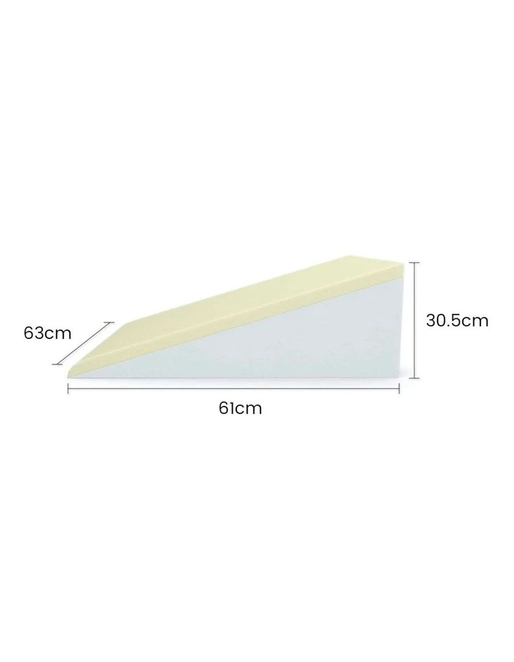 Living Today Memory Foam Wedge Bed Pillow with Extra Cover - Medium Comfort image 7