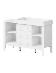Oikiture Baby Change Table Chest of Drawers Cabinet Changer Nursery Furniture