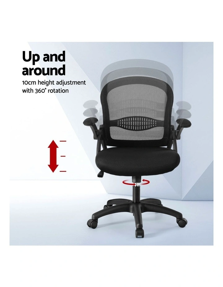 Artiss 2x Mesh Office Chair Computer Gaming Desk Chairs Work Study Mid Back image 5