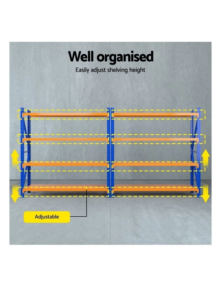 Giantz 4Mx1.8M Warehouse Shelving Garage Rack image 5