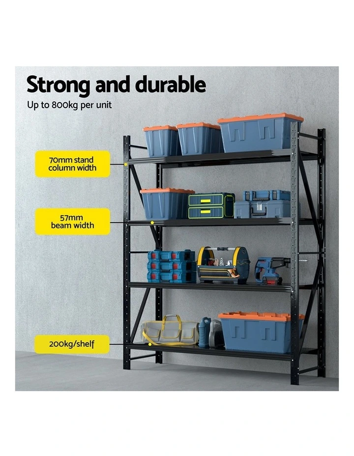 Giantz 2.4Mx2M Warehouse Shelving Garage Rack image 5