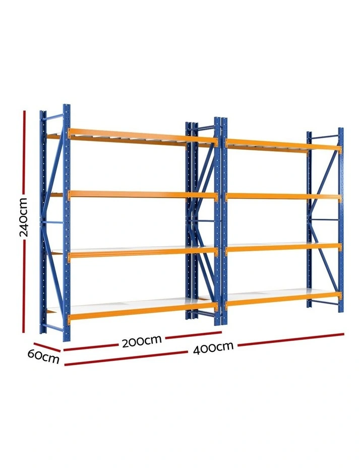Giantz 4Mx2.4M Garage Shelving Warehouse Rack image 3
