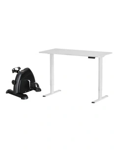 Artiss 120cm Electric Standing Desk with Mini Peal Exercise Bike Home Office