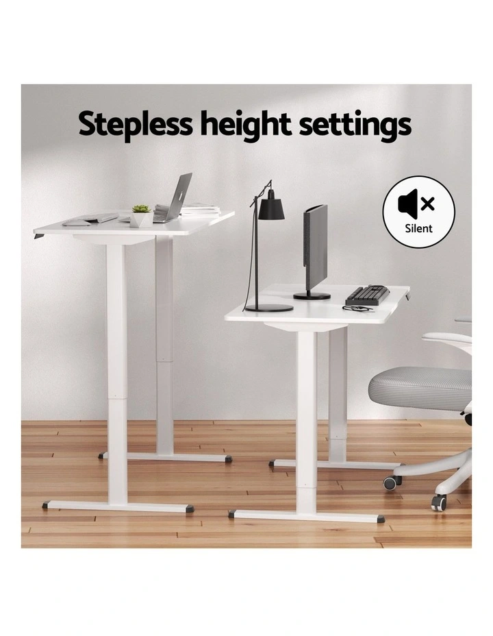 Artiss 120cm Electric Standing Desk with Mini Peal Exercise Bike Home Office image 7