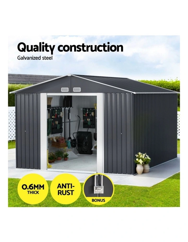 Giantz Garden Shed 3x3M Outdoor Storage Tool Workshop House Shelter image 5