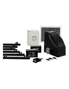 LockMaster Automatic Sliding Gate Opener Kit 10W Solar 6M 600KG