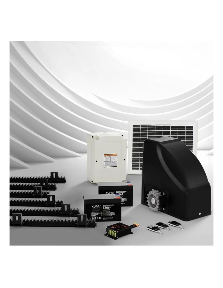 LockMaster Automatic Sliding Gate Opener Kit 10W Solar 6M 600KG image 3