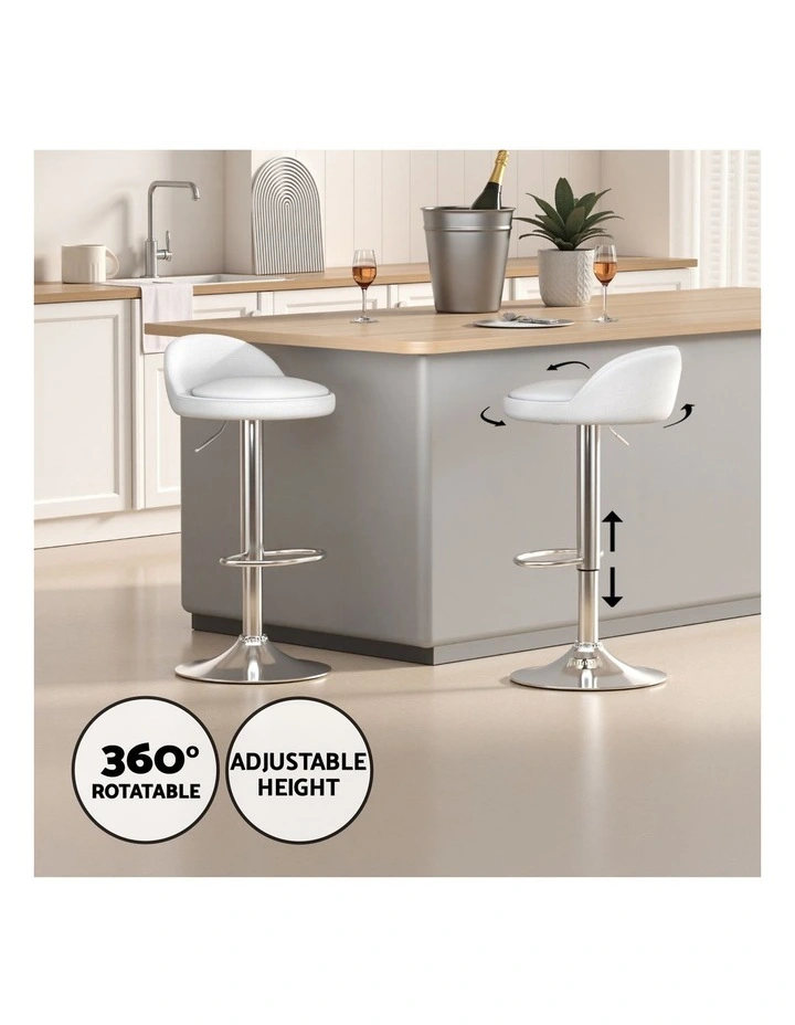 Artiss Bar Table and Stools Set Dining Desk Kitchen Chairs Cafe Pub image 7