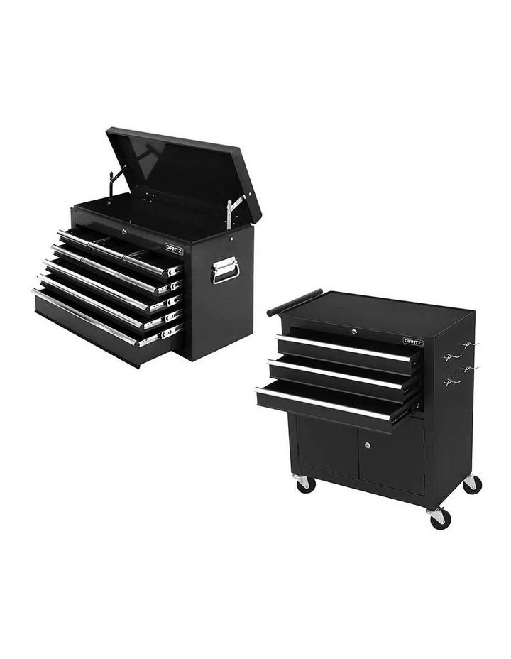 Giantz Tool Chest Trolley 12 Drawers Storage Cabinet Toolbox image 2