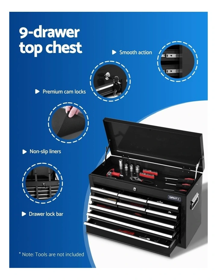 Giantz Tool Chest Trolley 12 Drawers Storage Cabinet Toolbox image 5