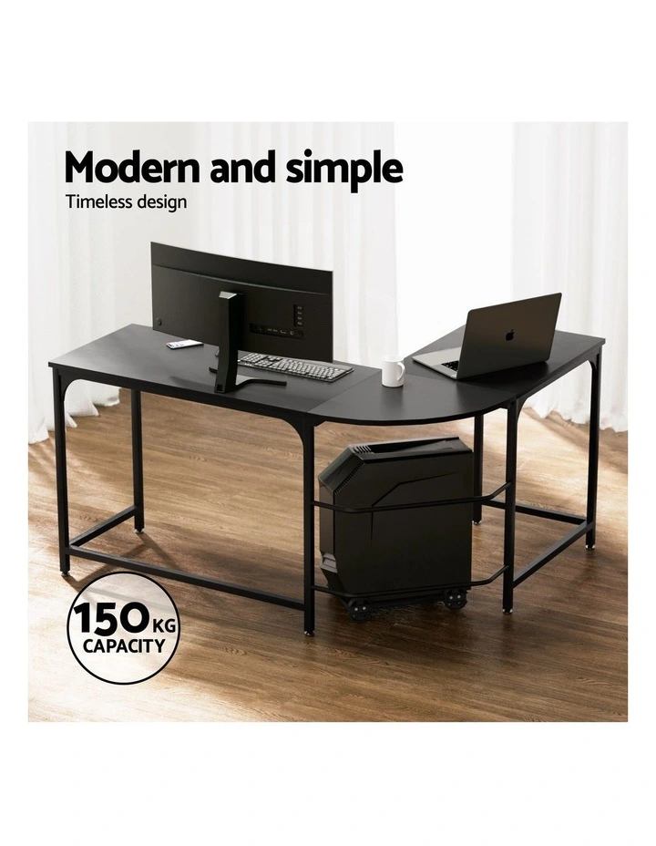 Artiss Computer Desk L-Shape Corner Desks Ergonomic Office Chair Mesh Chairs image 5