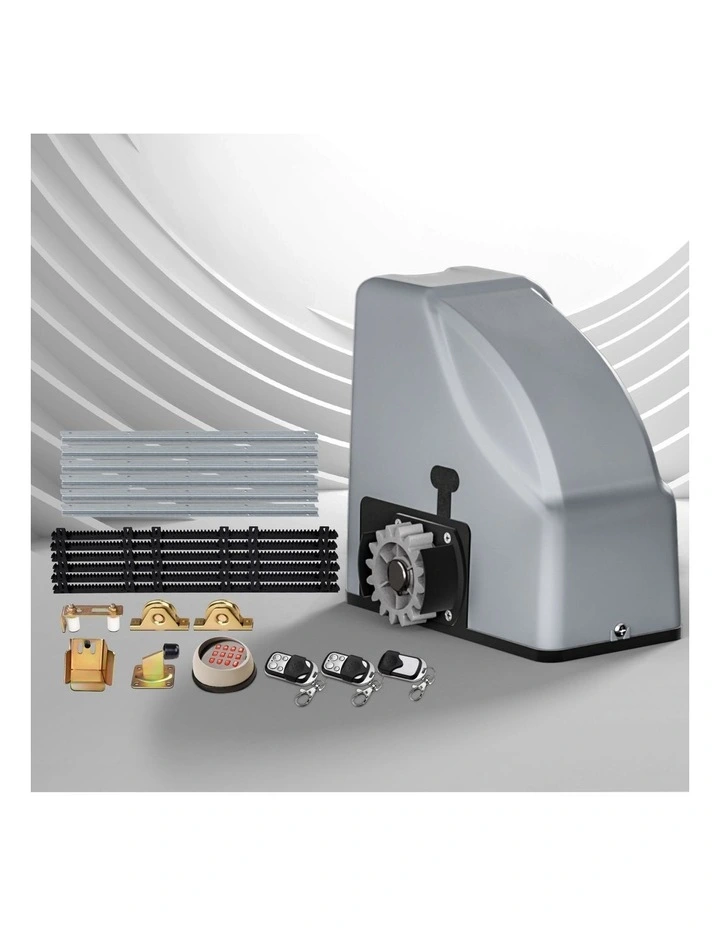 LockMaster Electric Sliding Gate Opener 800KG 6M Hardware Kit image 2