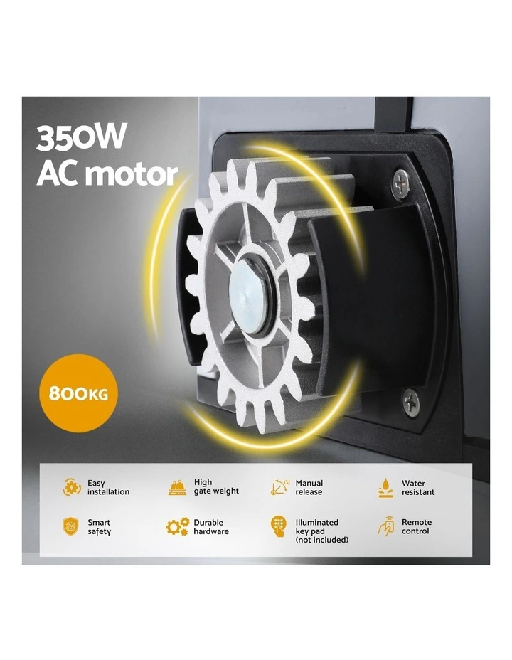 LockMaster Electric Sliding Gate Opener 800KG Keypad 4M image 4