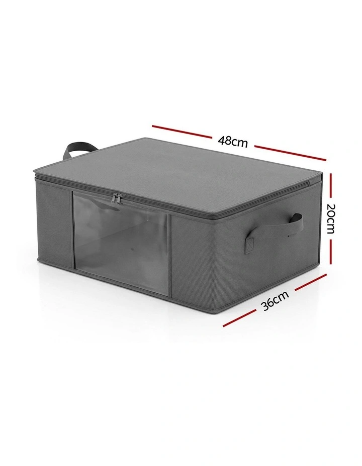 Artiss 6 Packs Clothes Storage Bags 35L Foldable Closet Organizer Storage Bins image 2