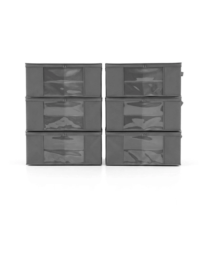 Artiss 6 Packs Clothes Storage Bags 35L Foldable Closet Organizer Storage Bins image 3