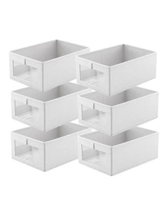 Artiss 6 Pack Linen Closet Organizers and Storage Foldable Clothing Bins