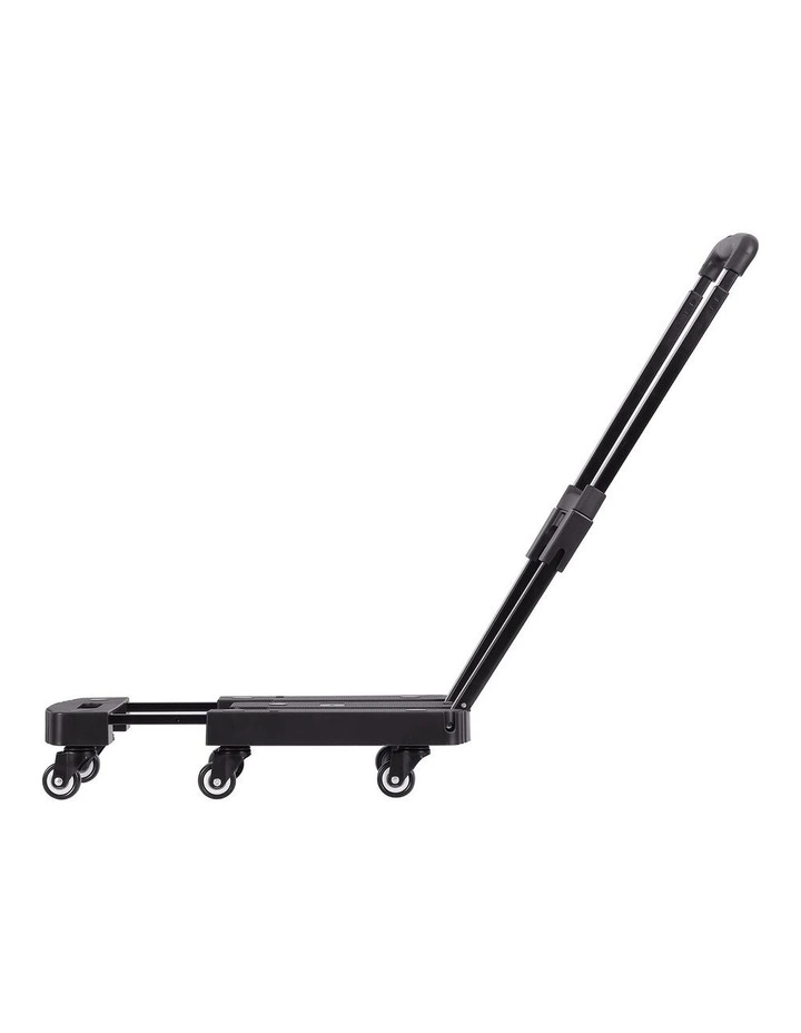 Giantz Folding Hand Truck Platform Trolley Foldable Dolly Cart 200kg Load Black image 3