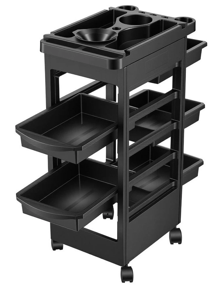 Embellir 6-Tier Salon Trolley Cart on Wheels Barber Mobile Hairdressing Cart image 1